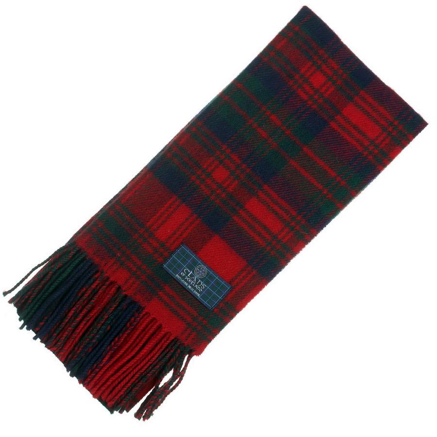 Clan Tartan Scarf - Matheson Red Modern
