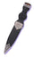 Matt Silver Plated Celtic Sgian Dubh with Stone Hilt