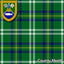 Men's Irish County Crest Tartan Kilt, 5 Yard Mediumweight, Traditionally Hand Stitched