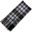 Clan Tartan Scarf - Menzies Black/White Modern
