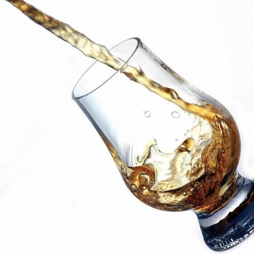 Glencairn Keep Calm Have a Dram Whisky Glass Made in Scotland