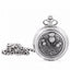 Quartz Half Hunter Pocket Watch - Thistle Design