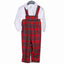 Boys Tartan Dungarees and Shirt, Royal Stewart