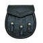 Semi Dress Black Calfskin Embossed Sporran - SF2