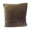 Harris Tweed  Square Cushion - Brown Herringbone/Brown Back