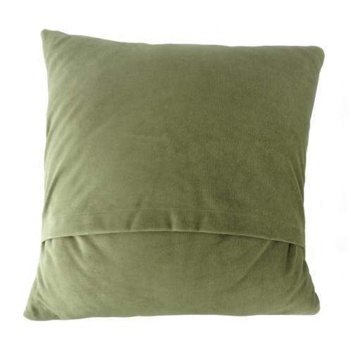 Harris Tweed  Square Cushion - Patchwork/Green Back