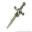 Pewter Lion Rampant Kilt Pin