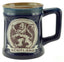 Stoneware Mug with Lion Rampant - Blue