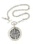 Quartz Half Hunter Pocket Watch - Celtic Design