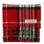 Lochcarron 100% Lambswool Scarf - Red Yarrow Plaid
