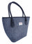 Harris Tweed Large Kiloch Tote Bag in Blue Fleck