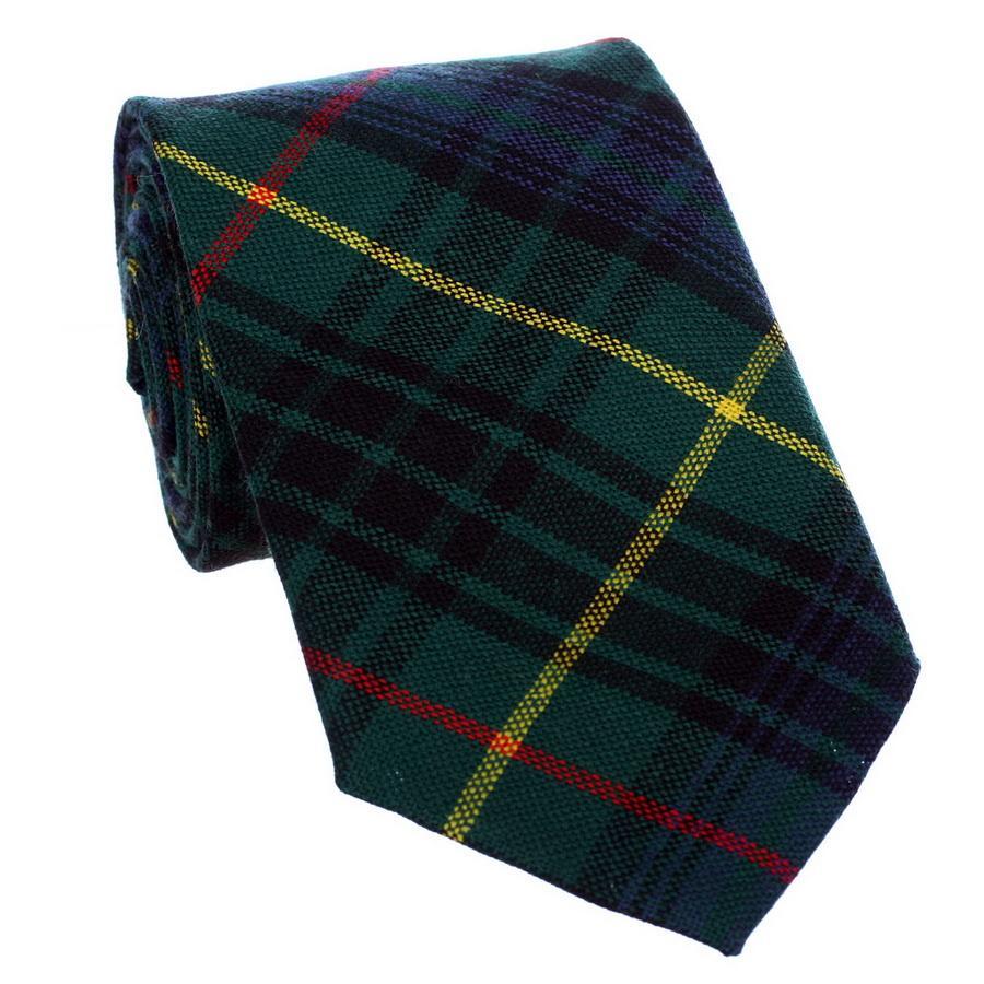 100% Wool Tartan Neck Tie - Stewart Hunting Modern