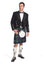 Economy Prince Charlie Jacket Outfit with 13oz 5 Yard Handmade Wool Kilt
