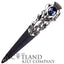 Imitation Thistle Design Sgian Dubh - Antique Finish - 6 Stone Colours