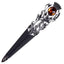 Imitation Thistle Design Sgian Dubh - Chrome Finish - 6 Stone Colours
