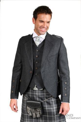 Charcoal Tweed Crail Jacket