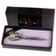 Pewter Twisting Thistle Kilt Pin - Polished Finish