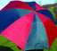 30" Golf Umbrella - Burgundy/Blue
