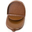 Genuine Leather Coin Tray Wallet - Brown