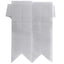 100% Polyester Kilt Flashes - White