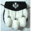 Semi Dress White Rabbit Thistle Badge Sporran - SF4