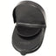 Genuine Leather Coin Tray Wallet - Black