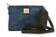 New Harris Tweed Zip Purse Bag by Cloudberry  Blue